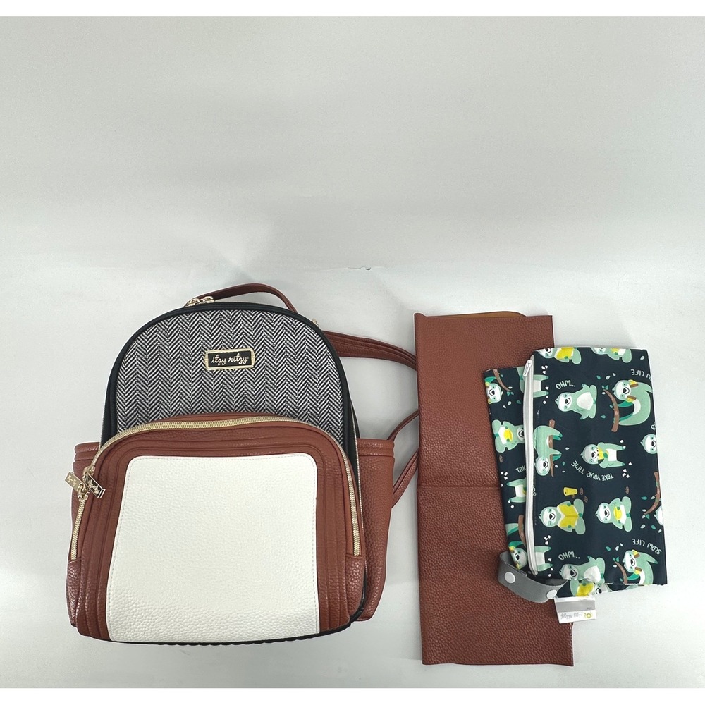 Itzy Ritzy Diaper Bag Backpack Unisex Baby Gear Travel Functional Changing Pad